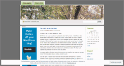Desktop Screenshot of primadona25.wordpress.com