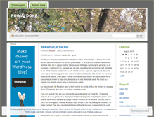 Tablet Screenshot of primadona25.wordpress.com