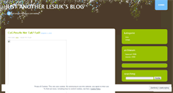 Desktop Screenshot of lesiuk.wordpress.com