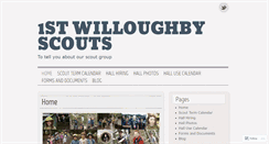 Desktop Screenshot of 1stwilloughby.wordpress.com