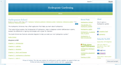 Desktop Screenshot of hydroponicsgardening.wordpress.com