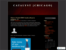 Tablet Screenshot of catalystchi.wordpress.com