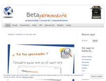 Tablet Screenshot of betapermanente.wordpress.com