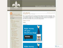Tablet Screenshot of delightfuldwelling.wordpress.com