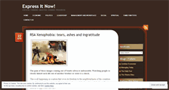 Desktop Screenshot of expressitnow.wordpress.com