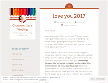 Tablet Screenshot of gloucewriter.wordpress.com