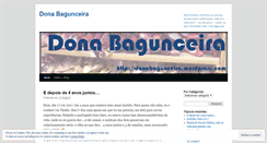 Desktop Screenshot of donabagunceira.wordpress.com