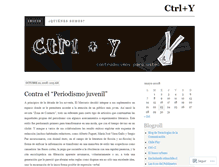 Tablet Screenshot of ctrly.wordpress.com