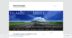 Desktop Screenshot of islamicsunlight.wordpress.com