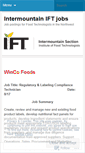 Mobile Screenshot of intermountainiftjobs.wordpress.com