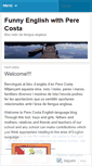 Mobile Screenshot of funnyenglishwithperecosta.wordpress.com