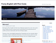 Tablet Screenshot of funnyenglishwithperecosta.wordpress.com