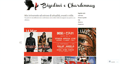 Desktop Screenshot of bigodiniechardonnay.wordpress.com