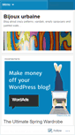 Mobile Screenshot of bijouxurbaine.wordpress.com