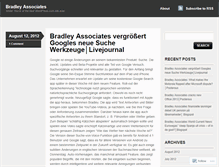 Tablet Screenshot of bradleyassoc.wordpress.com