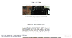 Desktop Screenshot of kelsneeze.wordpress.com