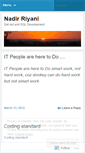 Mobile Screenshot of naadir.wordpress.com