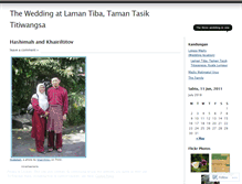 Tablet Screenshot of lamantibawedding.wordpress.com