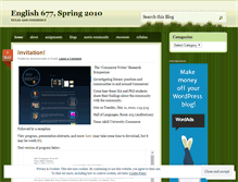 Tablet Screenshot of eng677.wordpress.com