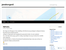 Tablet Screenshot of janskovgard.wordpress.com