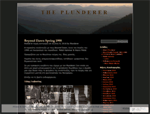 Tablet Screenshot of panplunderer.wordpress.com