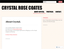 Tablet Screenshot of crystalrosecoates.wordpress.com