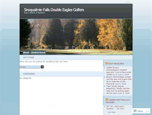 Tablet Screenshot of doubleeagles.wordpress.com