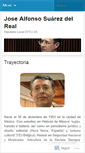 Mobile Screenshot of josealfonsosuarezdelreal.wordpress.com