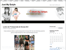 Tablet Screenshot of justmyestyle.wordpress.com