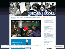 Tablet Screenshot of nipseyhussle.wordpress.com