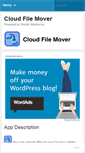Mobile Screenshot of cloudfilemover.wordpress.com