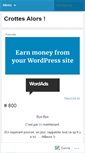 Mobile Screenshot of crottesalors.wordpress.com