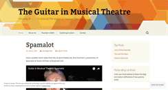 Desktop Screenshot of musicaltheatreguitar.wordpress.com