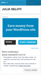 Mobile Screenshot of juliaseloti.wordpress.com