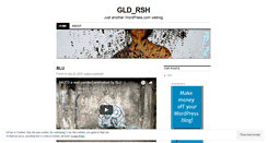 Desktop Screenshot of gldrsh.wordpress.com