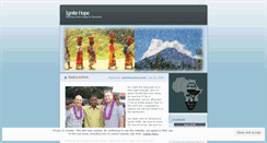 Desktop Screenshot of ignitehopetanzania.wordpress.com