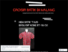 Tablet Screenshot of grosirbatiktermurahdimalang.wordpress.com