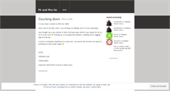 Desktop Screenshot of mrandmrsho.wordpress.com