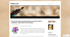 Desktop Screenshot of calamiite.wordpress.com