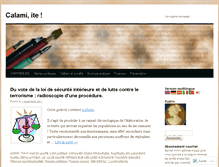 Tablet Screenshot of calamiite.wordpress.com