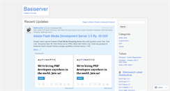 Desktop Screenshot of basiserver.wordpress.com