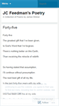 Mobile Screenshot of jcfeedman.wordpress.com