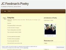 Tablet Screenshot of jcfeedman.wordpress.com