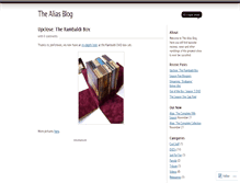 Tablet Screenshot of alias.wordpress.com