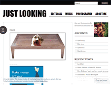 Tablet Screenshot of justlookingnotbuying.wordpress.com