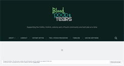 Desktop Screenshot of bloodpooptears.wordpress.com