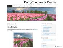 Tablet Screenshot of dallolandaconfurore.wordpress.com
