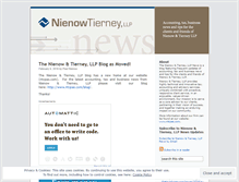 Tablet Screenshot of nienowcpas.wordpress.com