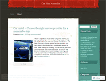 Tablet Screenshot of carhireaus.wordpress.com
