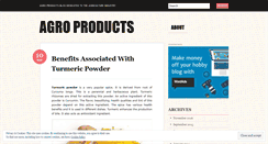 Desktop Screenshot of agroproducts.wordpress.com